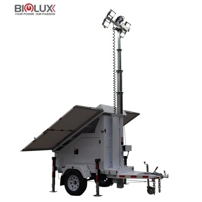 Hybrid Solar LED Lighting Trailer